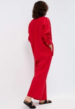 Oysho GinghamLong-Sleeved - Camicia - Red -Oysho Negozio dbed812c39d24dc18ee1d18632310e96