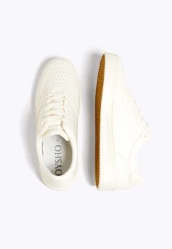 Oysho Retro Sneakers BasseWhite Donna Sneakers OY111A0CJ-A11 -Oysho Negozio e3ea20a61d554ccf9c44c9e2e4fab211