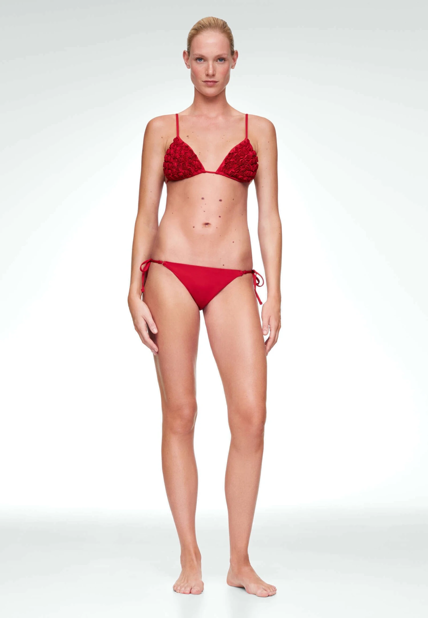 Oysho Mid-Rise With TiesBikini Pezzo SottoRed Donna Moda Mare OY181I0N9-G11 4 Oysho Mid-Rise With TiesBikini Pezzo SottoRed Donna Moda Mare OY181I0N9-G11 - immagine 2