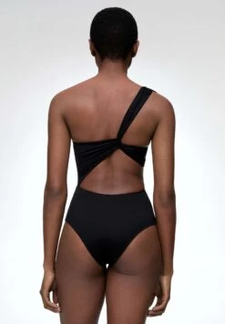 Oysho Floral Asymmetric - Costume Da Bagno - Black -Oysho Negozio f781c1bb1a9944efbd245faa6e7db5cb