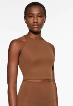 Oysho Comfortlux Strap TankTopCamel Donna T-shirt E Top OY141D09I-B11