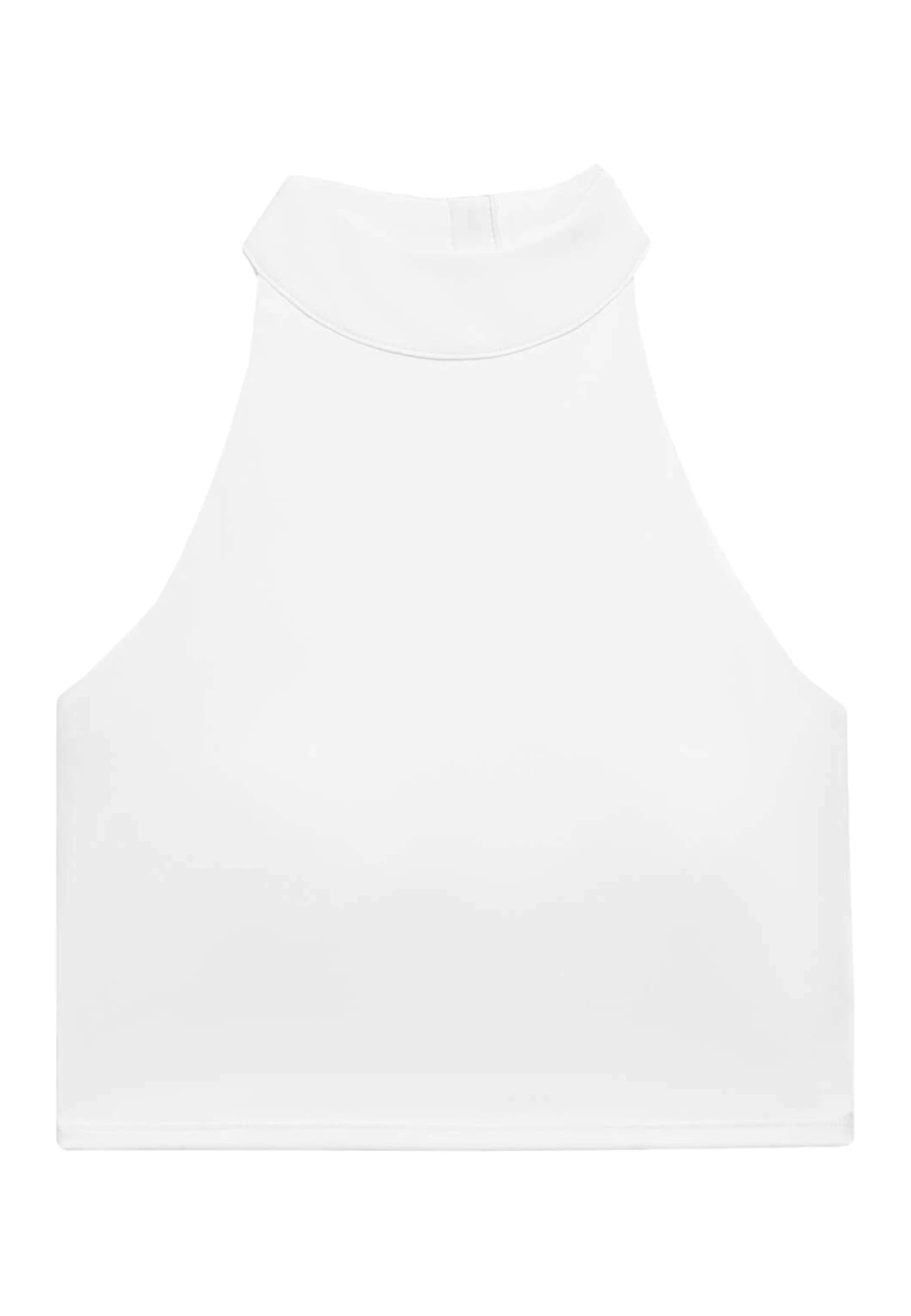 Oysho Open Back Comfortlux Halter - Top - White 9 Oysho Open Back Comfortlux Halter - Top - White - immagine 7
