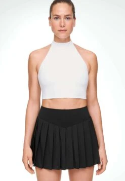 Oysho Open Back Comfortlux Halter - Top - White