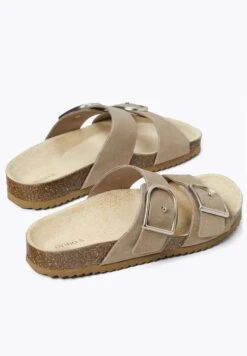 Oysho With Buckles - Ciabattine - Beige -Oysho Negozio fe5124f2ce3843f59a78a9d4399d0268